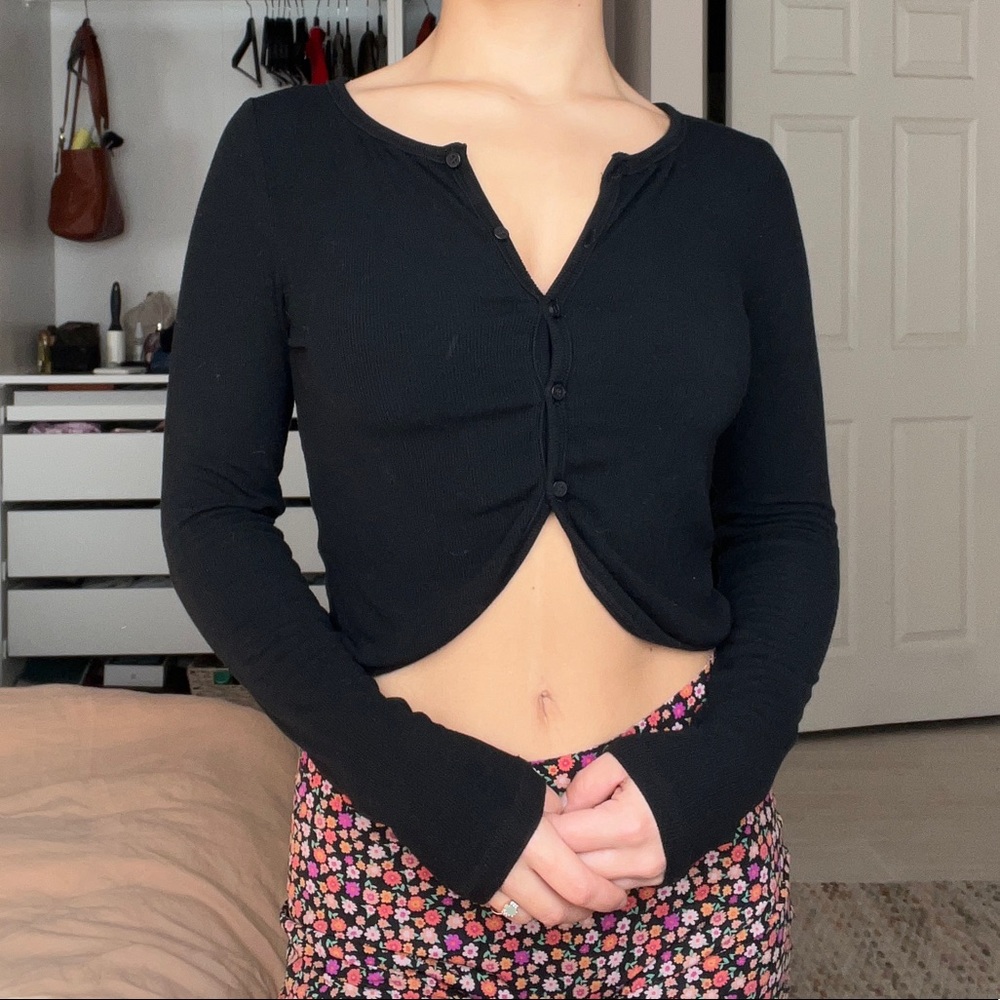 TIC TOC [M]BUTTON CARDIGAN